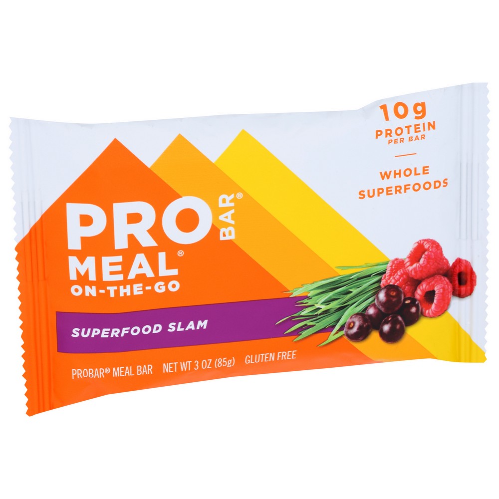 Probar 853152100070, Superfood Slam Meal Bar 3 Ounce,  Case of 12