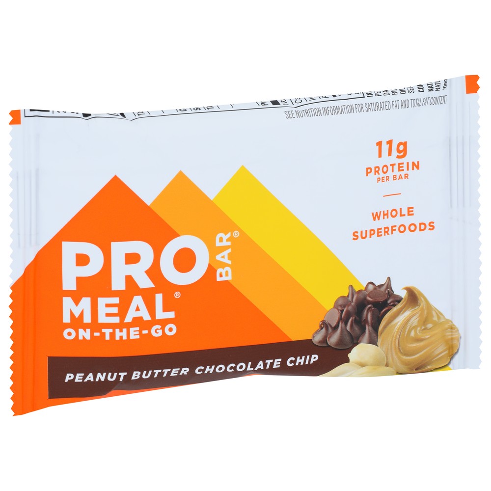 Probar 853152100322, Peanut Butter Chocolate Chip Meal Bar 3 Ounce,  Case of 12