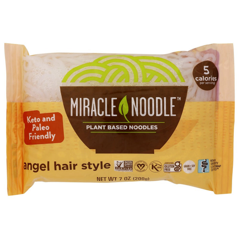 Miracle Noodle Noodle Angel Hair - 7 Ounce, Case of 6