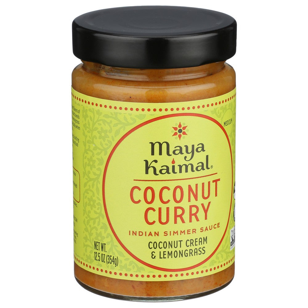 Maya Kaimal Sauce Simmer Ccnut Curry - 13 Ounce,  Case of 6