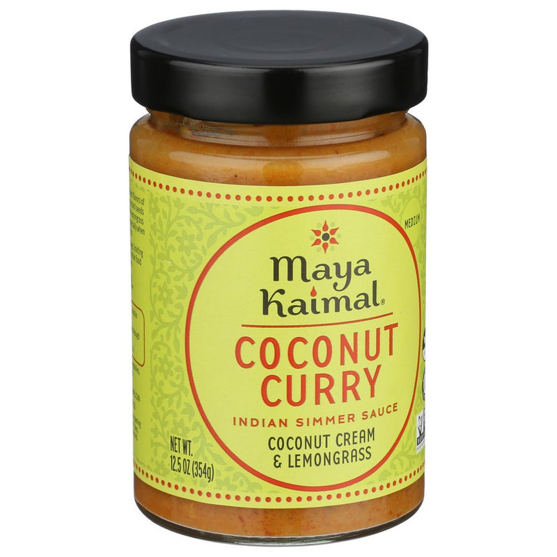 Maya Kaimal Sauce Simmer Ccnut Curry - 13 Ounce, Case of 6