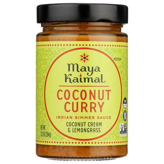 Maya Kaimal Sauce Simmer Ccnut Curry - 13 Ounce,  Case of 6