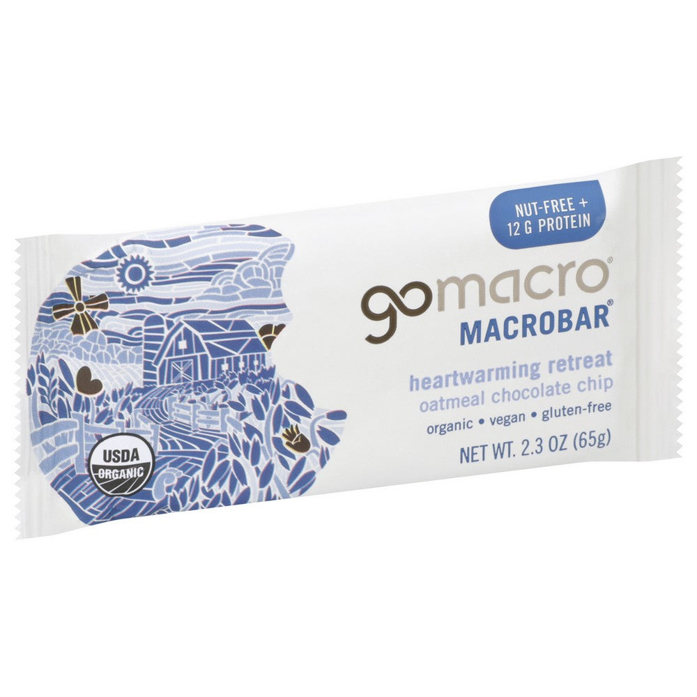 Gomacro® 1705 Occ, Gomacro Oatmeal Chocolate Chip Macrobar 12-Count Tray,  Case of 12