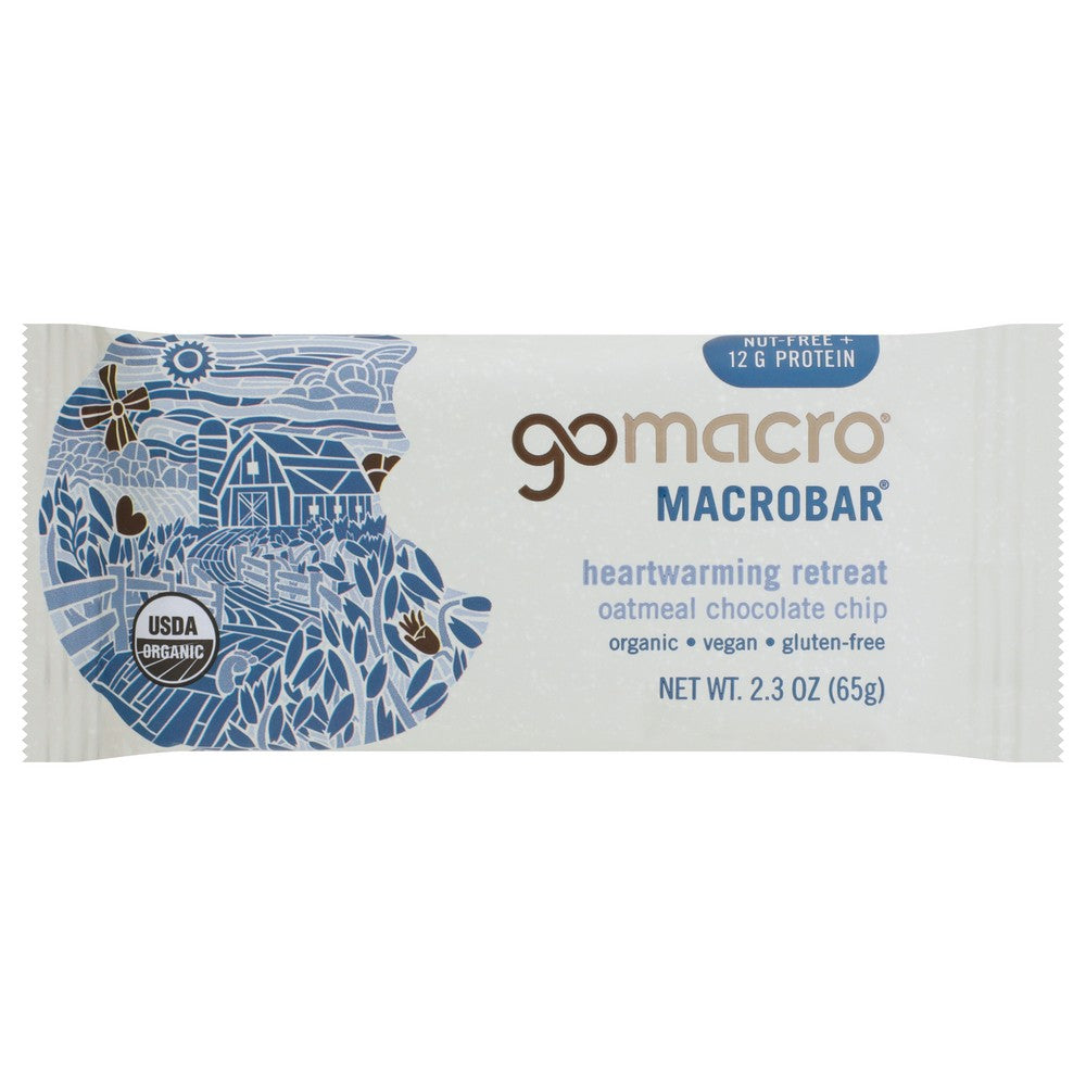 Gomacro® 1705 Occ, Gomacro Oatmeal Chocolate Chip Macrobar 12-Count Tray,  Case of 12