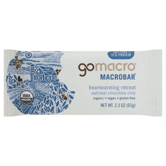 Gomacro® 1705 Occ, Gomacro Oatmeal Chocolate Chip Macrobar 12-Count Tray,  Case of 12