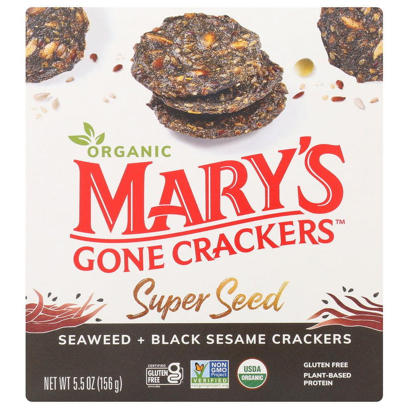 Marys Gone Crackers Cracker Swd & Bk Ssme Orga - 6 Ounce, Case of 6