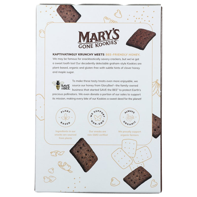 Marys Gone Crackers Cookies Graham Chocolate - 5 Ounce, Case of 6