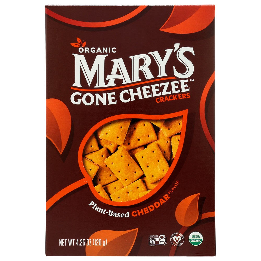 Mary's Gone Crackers 17057610101,  Mary's Gone Cheezee Plant-Based Crackers 4.25 Ounce,  Case of 6