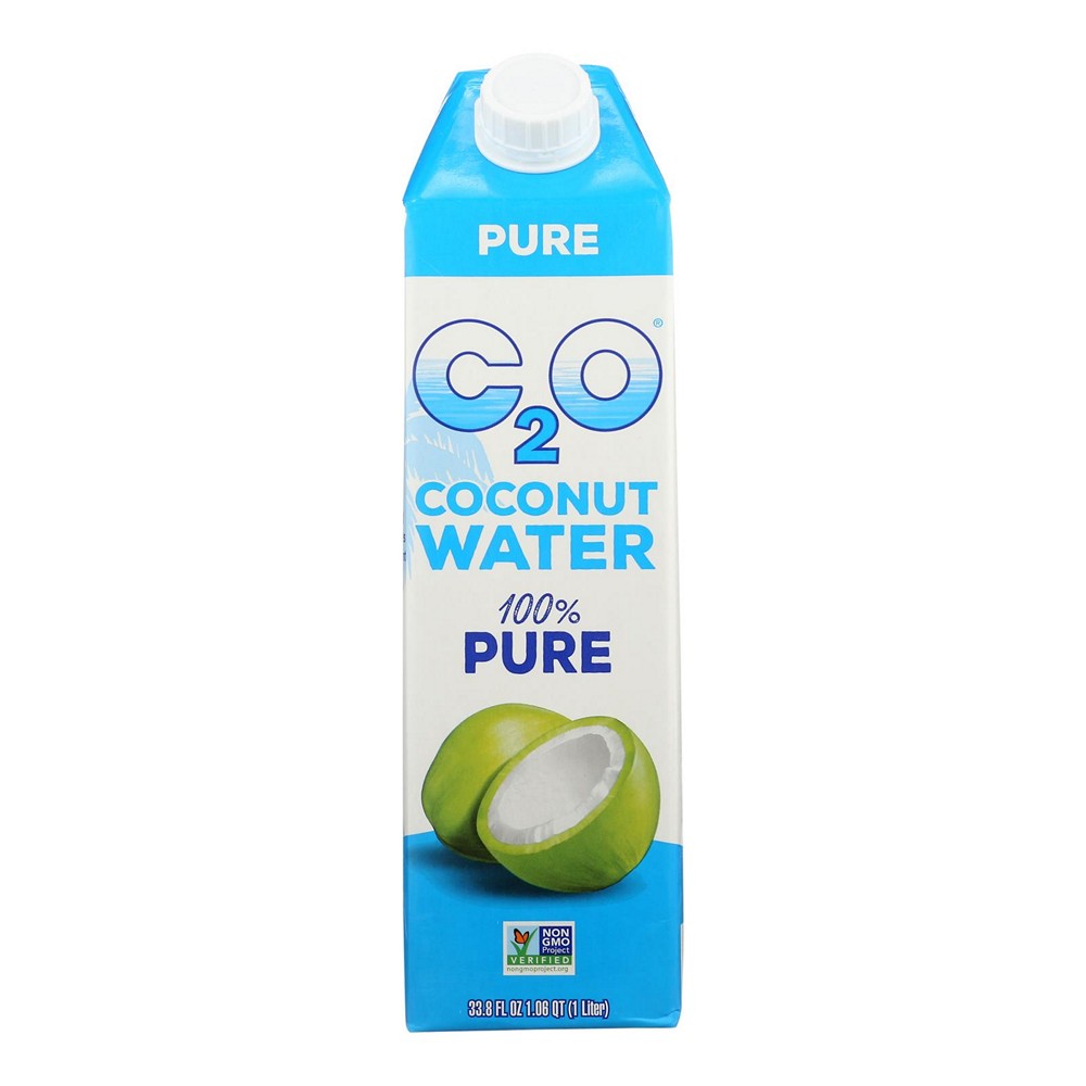 C2O - Pure Coconut Water Pure Coconut Water - Original - Case of 12 - 33.8 fl oz