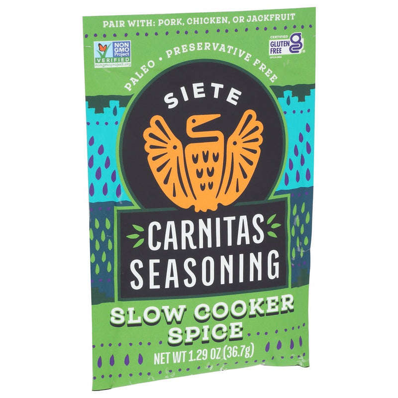 Siete Seasoning Carnitas - 1 Ounce, Case of 12