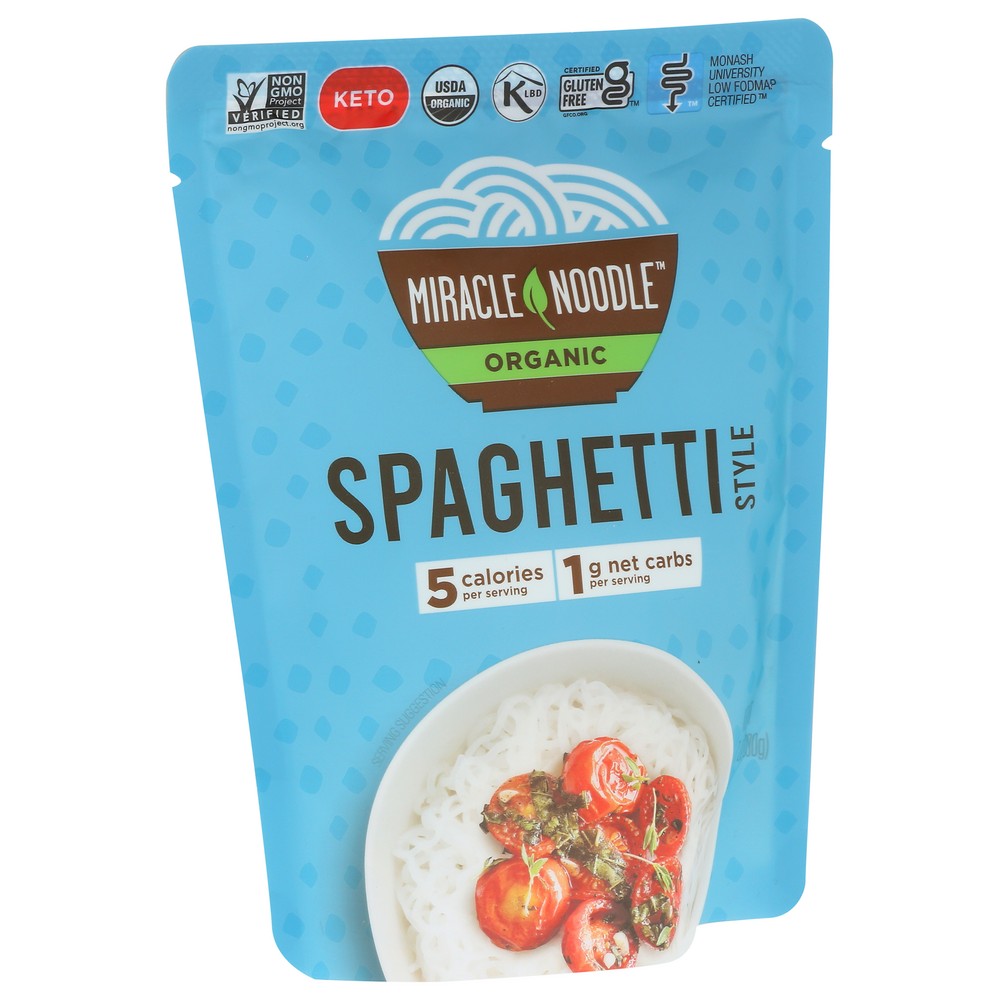 Miracle Noodle Rnos-1, Spaghetti Organicanic Ready To Eat Spaghetti Noodles 7 Ounce,  Case of 6