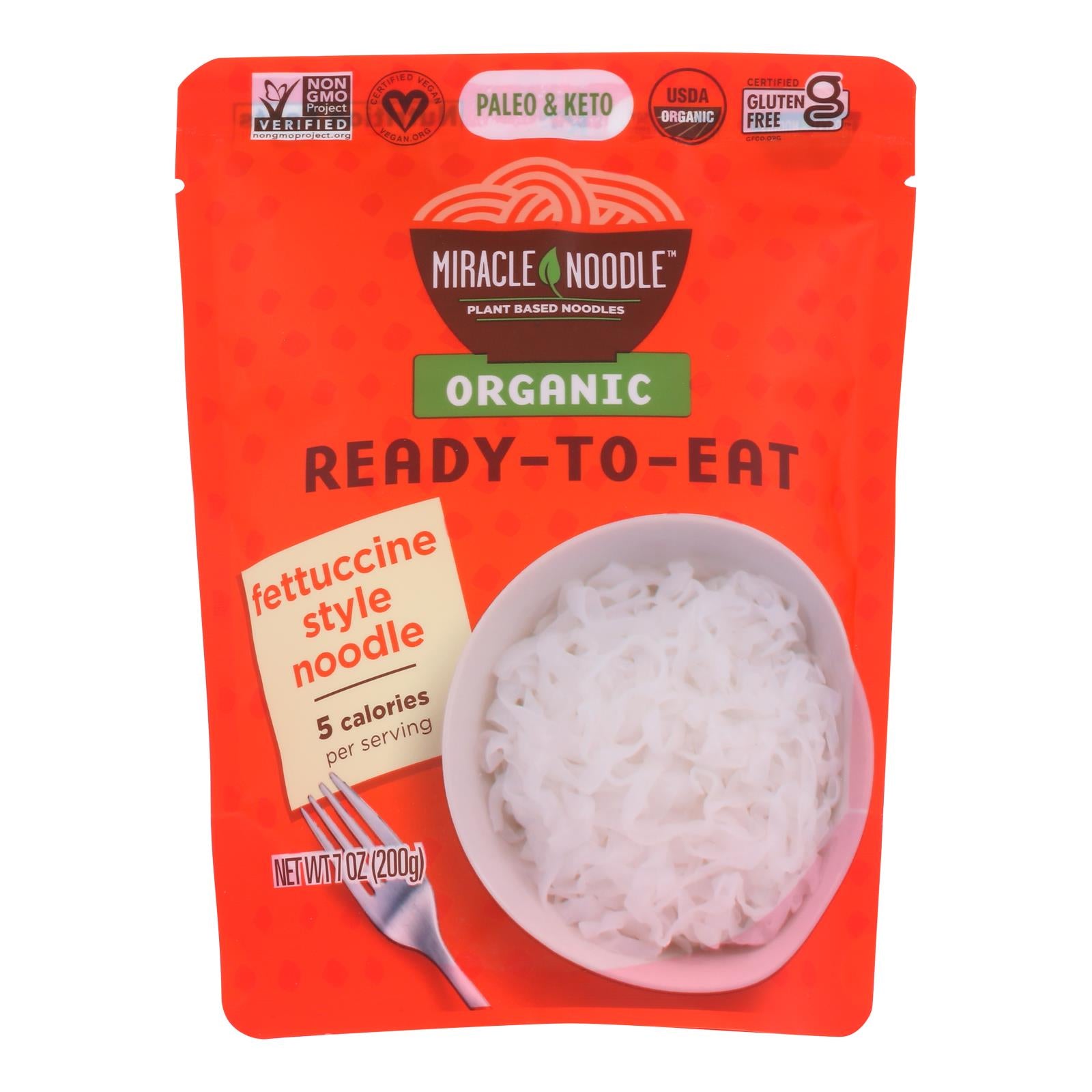 Miracle Noodle - Noodle Fettucine - Case of 6-7 Ounce