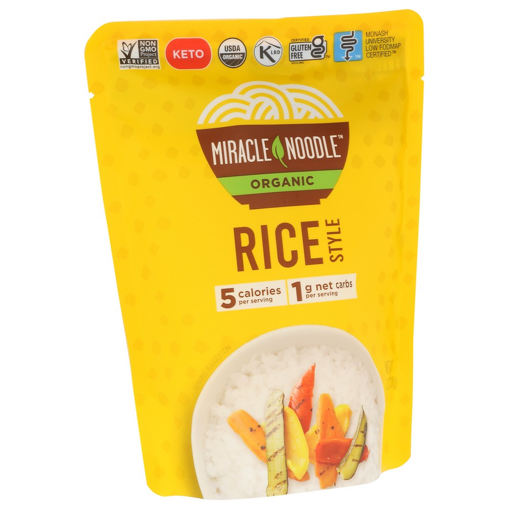 Miracle Noodle Rnor-1,  Organicanic Ready To Eat Rice 7 Ounce,  Case of 6