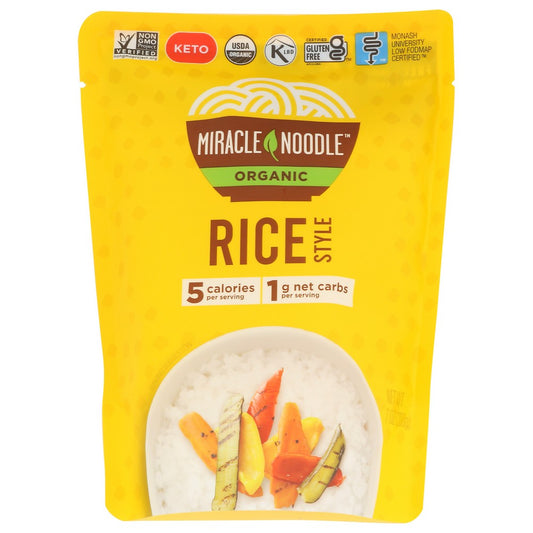 Miracle Noodle Rnor-1,  Organicanic Ready To Eat Rice 7 Ounce,  Case of 6