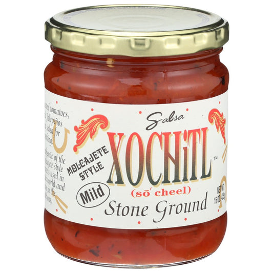 Xochitl Salsa Stone Ground Mild - 15 Ounce,  Case of 6