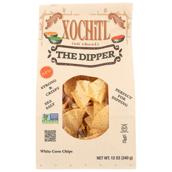 Xochitl Chips Dipping Salted - 12 Ounce, Case of 10