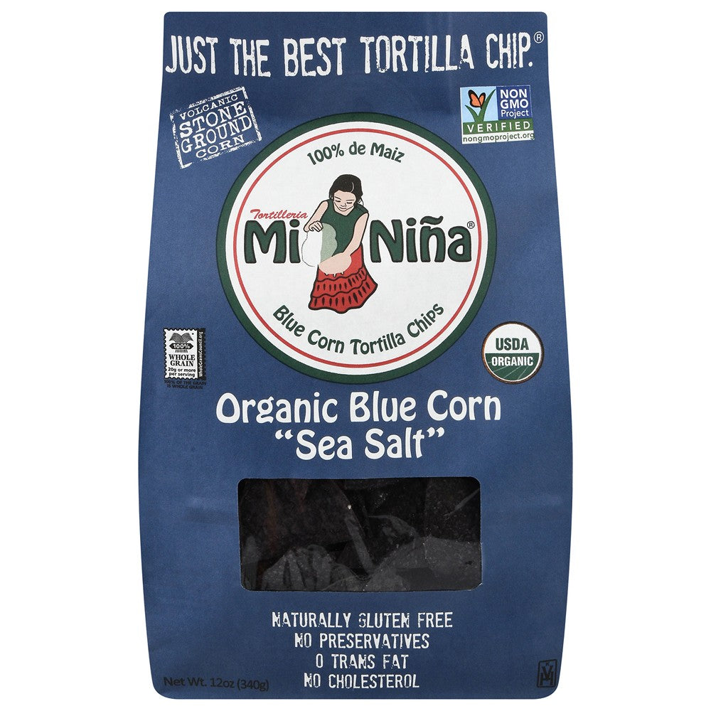 Mi Nina - Tort Chip Og2 Blue Corn - Case of 9-12 OZ