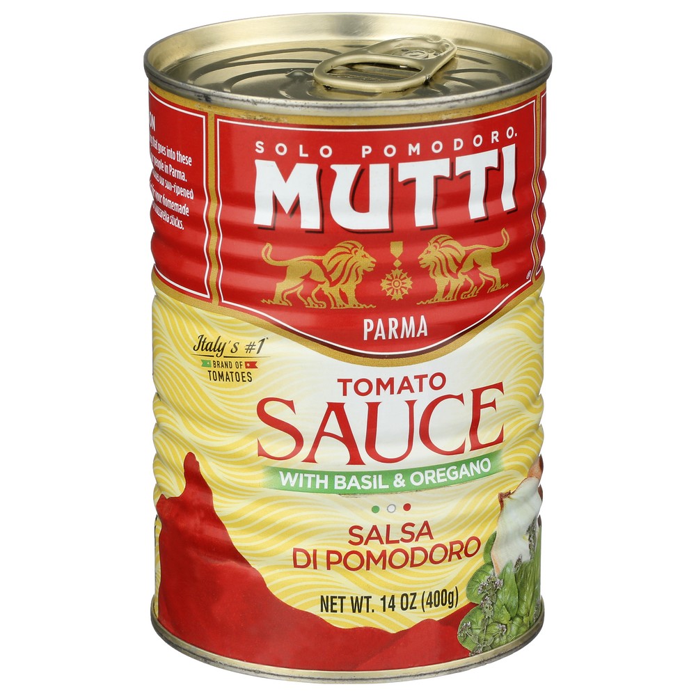 Mutti® 63454,  Tomato Sauce (Salsa Di Pomodoro) 14 Ounce,  Case of 12