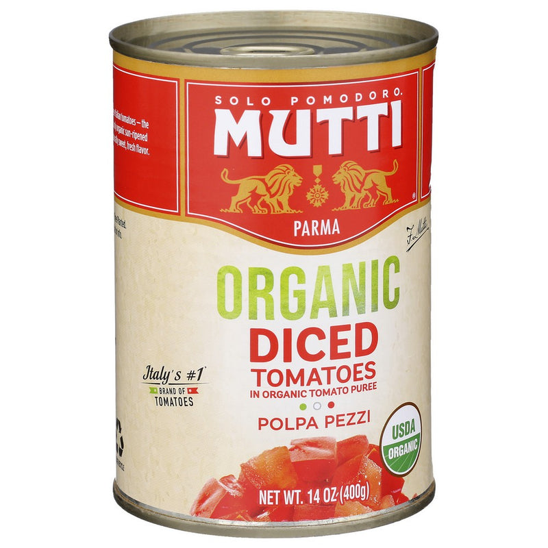 Mutti Tomatoes Diced - 14 Ounce, Case of 6