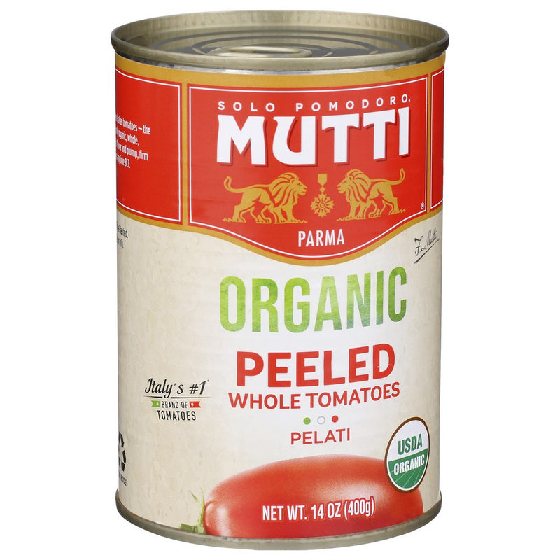 Mutti Tomatoes Whole Peeled - 14 Ounce, Case of 6