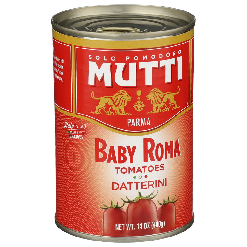 Mutti Tomato Baby Roma - 14 Ounce, Case of 12