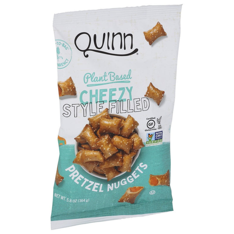 Quinn Pretzels Cheese Filld Plntbs - 6 Ounce, Case of 8