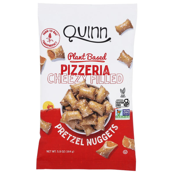 Quinn 115037,  Plant Based Cheezy Pizzeria Style Filled Nuggets 5.8 Ounce,  Case of 8