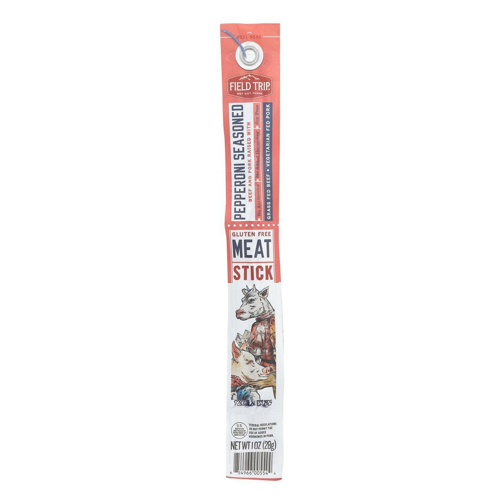 Field Trip Stick - Pepperoni Seasoned  - Case of 24 - 1 oz.