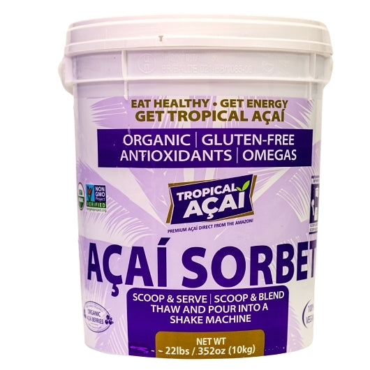 Tropical Acai Organic Acai Sorbet Bucket, 1 Each