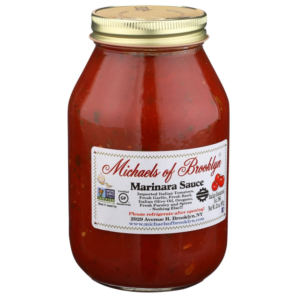 Michaels Of Brooklyn 6-2825, Michael's Of Brooklyn Marinara Sauce, 32 Oz.,  Case of 6