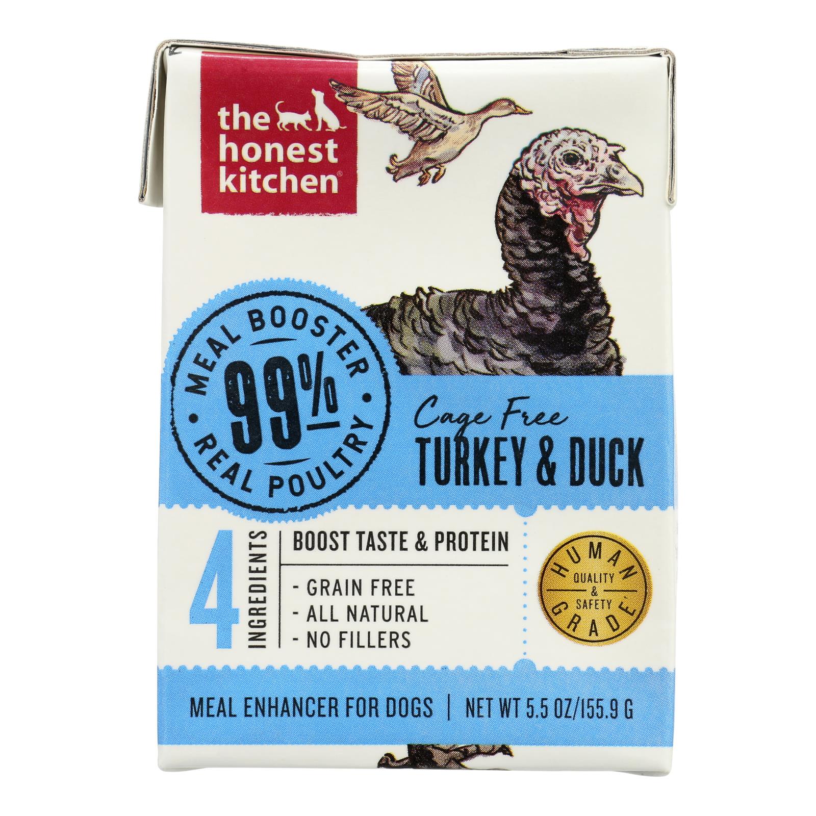 The Honest Kitchen - Dog Fd Meal Boost 99%trky - Case of 12-5.5 Ounce
