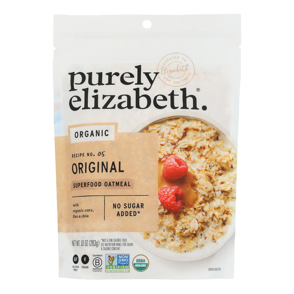 Purely Elizabeth Oatmeal - Organic - Ancient Grain - Original - 10 Ounce - case of 6