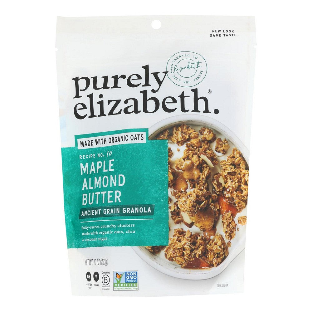 Purely Elizabeth Maple + Almond Butter Granola  - Case of 6 - 10 OZ
