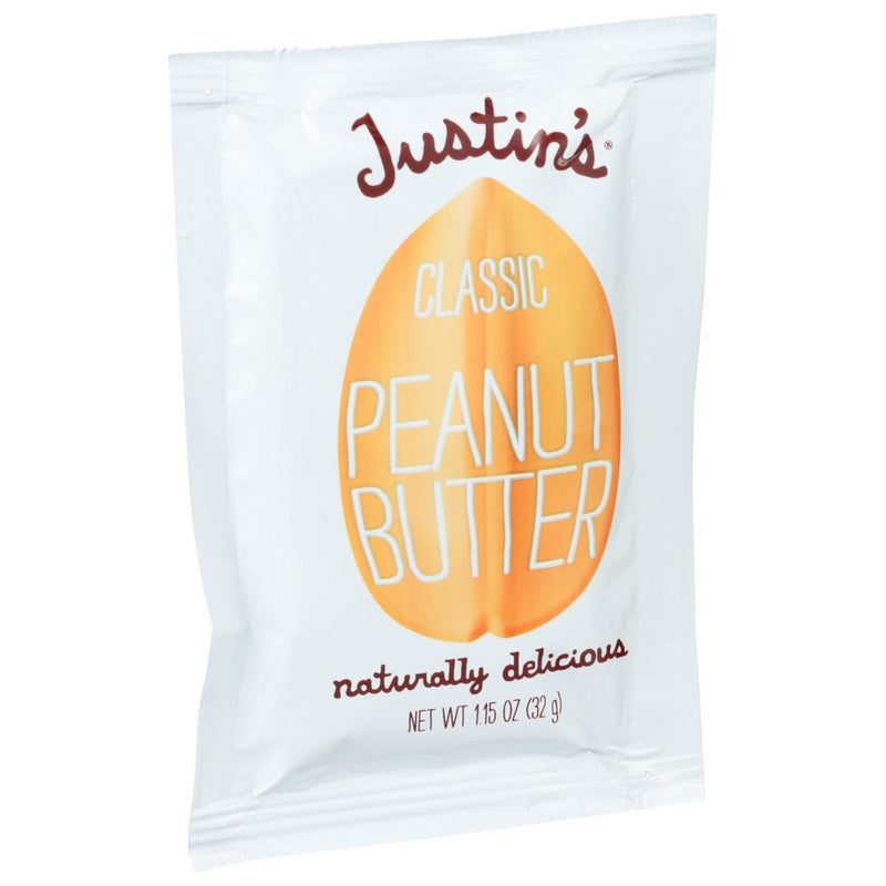 Justins Nut Butter Pnut Classic Squeeze - 1 Ounce, Case of 10