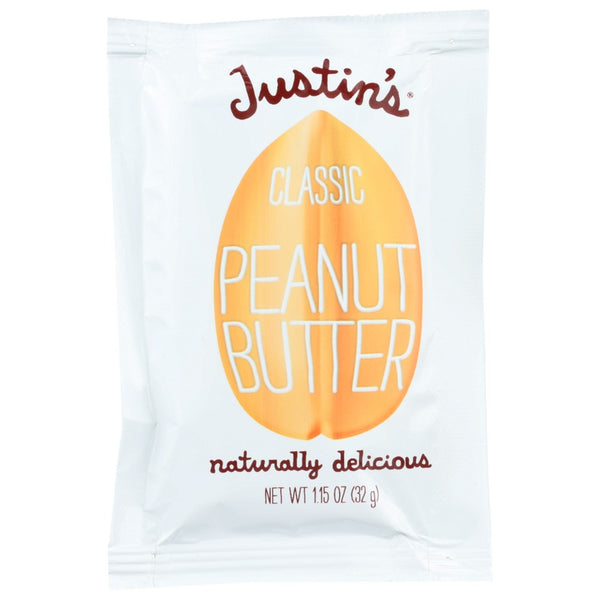 Justins Nut Butter Pnut Classic Squeeze - 1 Ounce, Case of 10