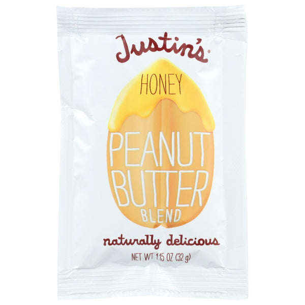 Justins Nut Butter Pnut Hny Squeeze - 1 Ounce, Case of 10