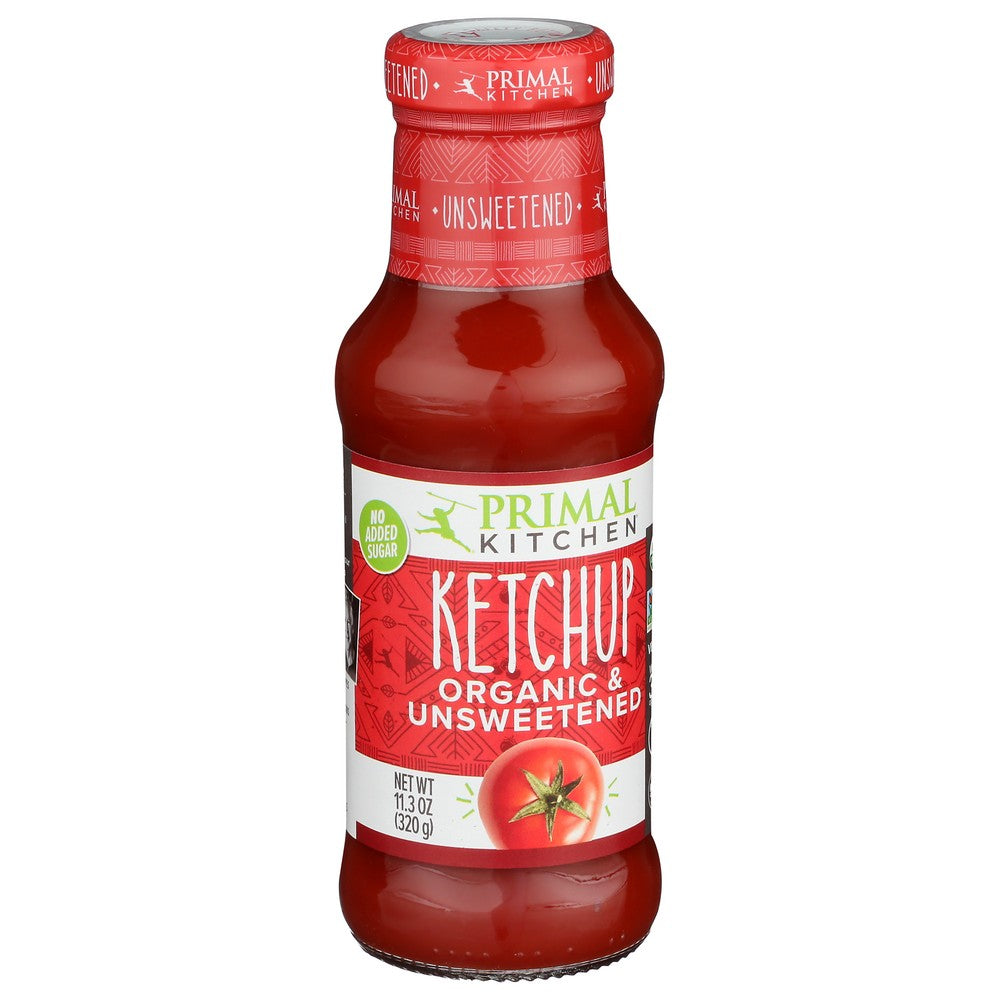 Primal Kitchen® 108552320071220000,  Unsweetened Organicanic Ketchup 11.3 Ounce,  Case of 12