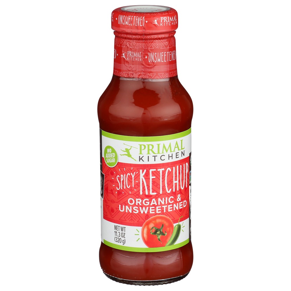 Primal Kitchen® 108552320073060000,  Unsweetened Organicanic Spicy Ketchup 11.3 Ounce,  Case of 12