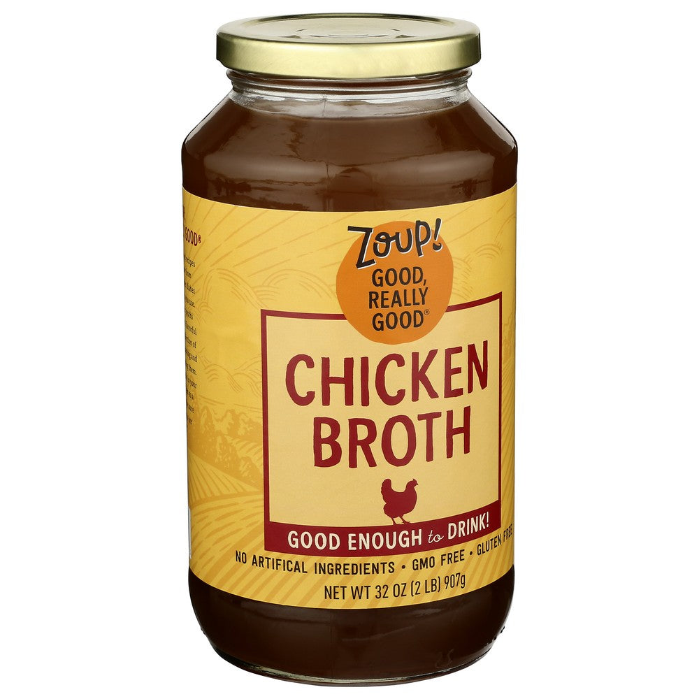 Zoup! Good, Really Good® 855868002013,  Broth 32 Ounce,  Case of 6