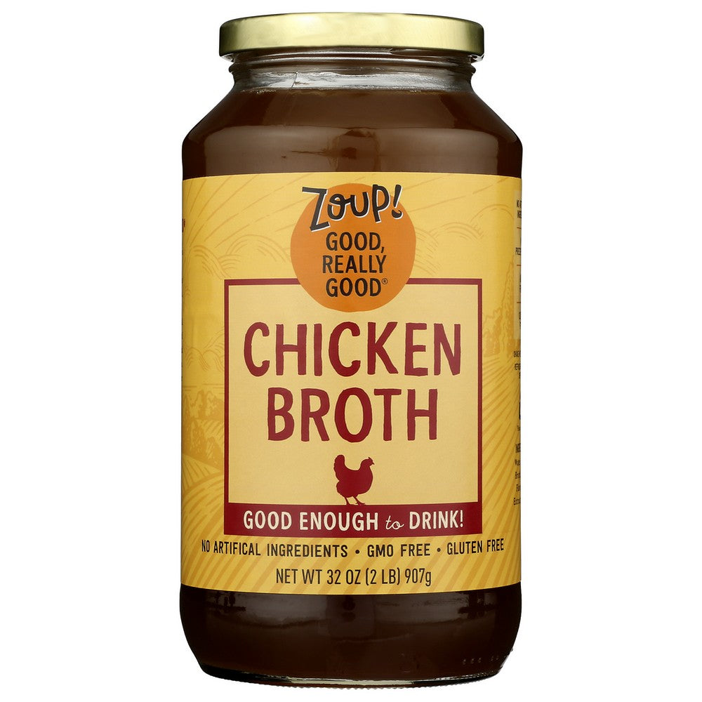 Zoup! Good, Really Good® 855868002013,  Broth 32 Ounce,  Case of 6