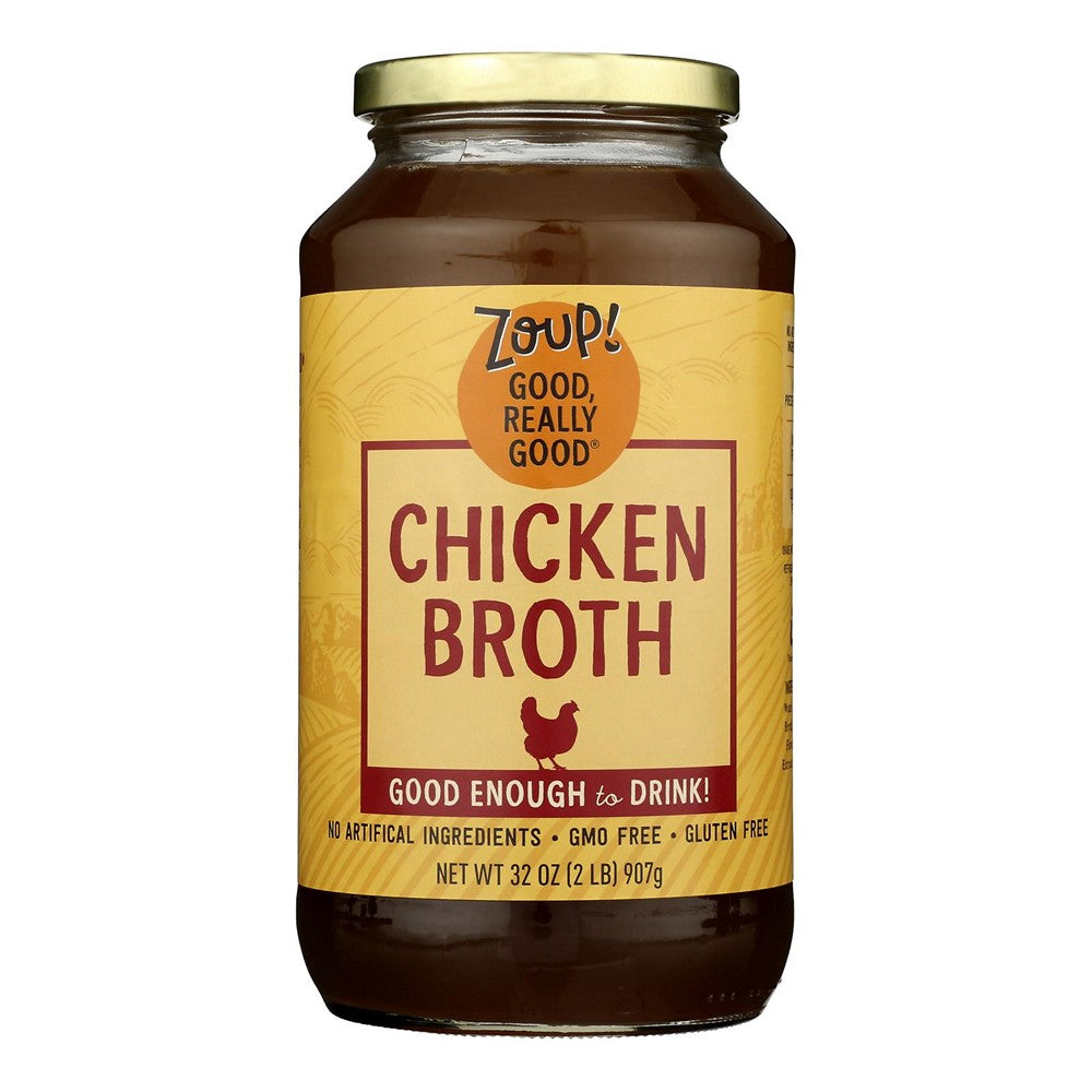 Zoup! Good Really Good - Bone Broth - Chicken - Case of 6 - 31 fl oz.