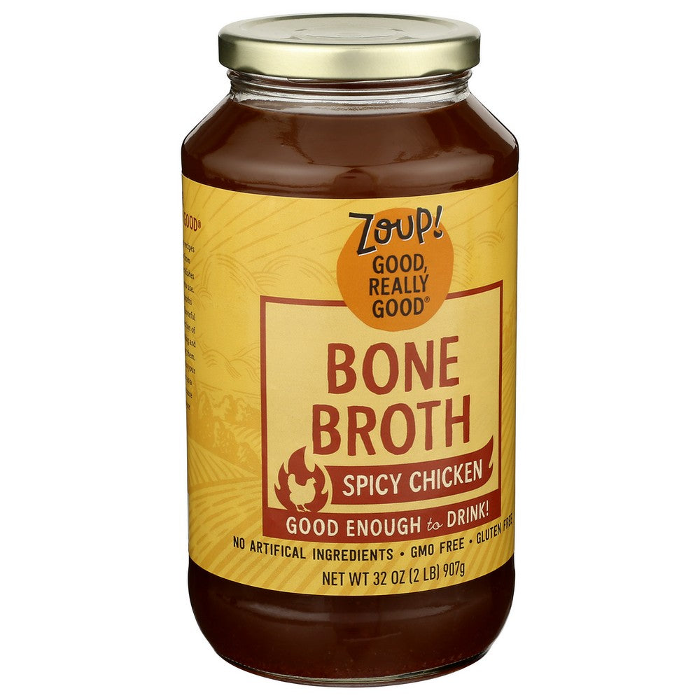 Zoup! Good, Really Good® 855868002068,  Bone Broth 32 Ounce,  Case of 6