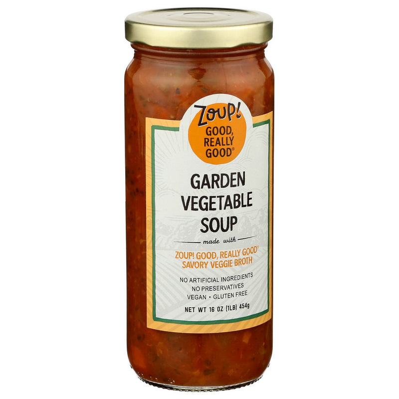 Zoup Good Really Soup Garden Vegetable - 16 Ounce, Case of 6