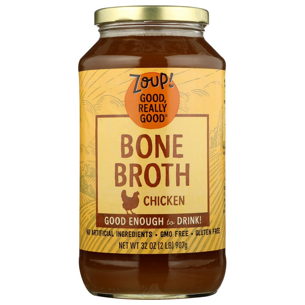 Zoup! Good, Really Good® 855868004000,  Broth 32 Ounce,  Case of 6