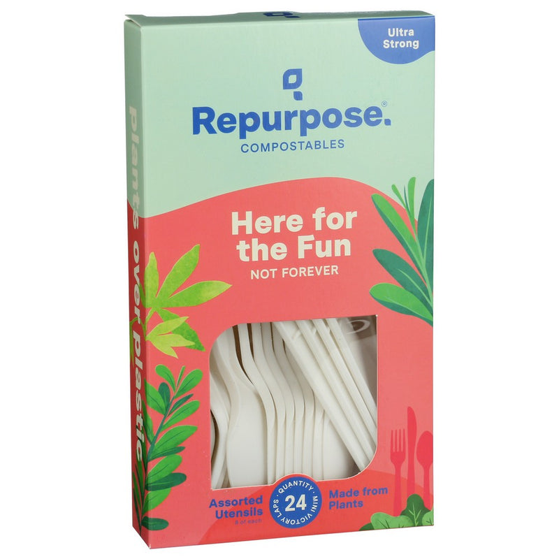 Repurpose Cutlery Assorted 24pc - 24 Each, Case of 20