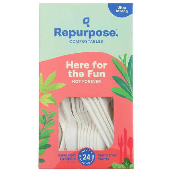 Repurpose Cutlery Assorted 24pc - 24 Each, Case of 20