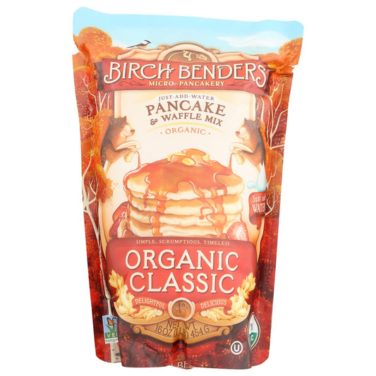 Birch Benders® 5601700338,  Birch Benders Organicanic Classic Pancake & Waffle Mix 16 Ounce,  Case of 6