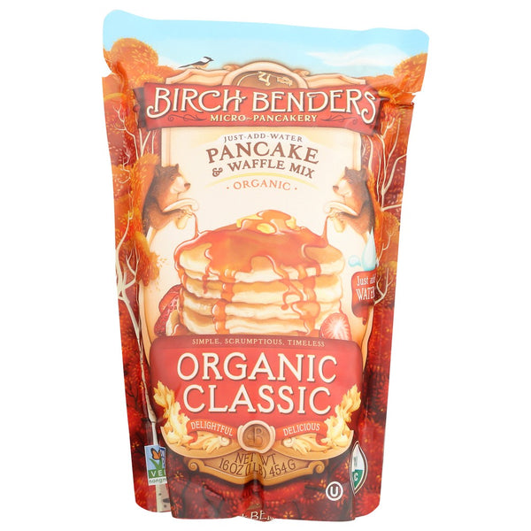 Birch Benders® 5601700338,  Birch Benders Organicanic Classic Pancake & Waffle Mix 16 Ounce,  Case of 6