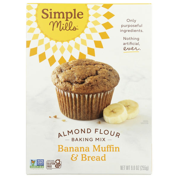 Simple Mills Mix Muffin Banana - 9 Ounce, Case of 6