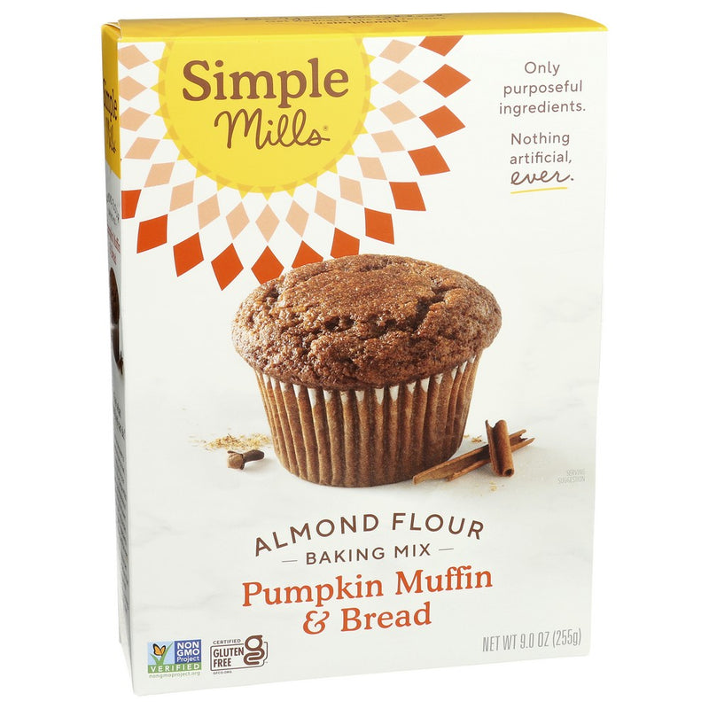 Simple Mills Mix Muffin Pumpkin - 9 Ounce, Case of 6